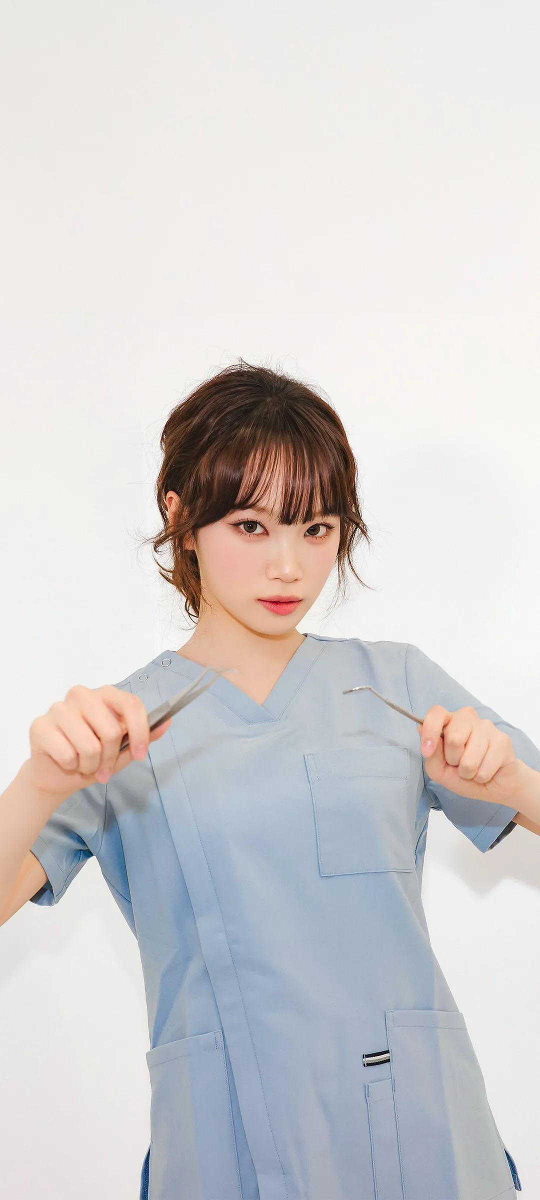 Wallpaper layar kunci hp Kim Chae-won 4K HD download — IZ*ONE, LE SSERAFIM