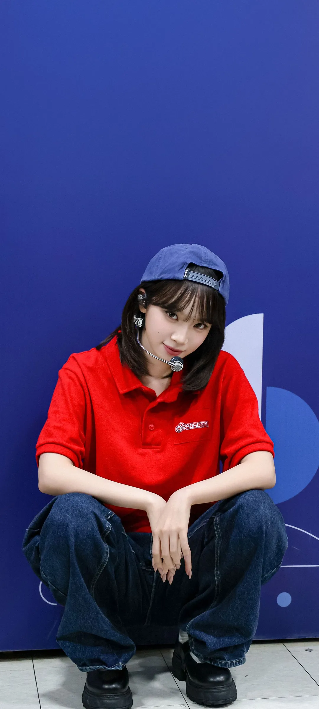Kim Chae-won lock screen phone wallpaper 4K HD download — IZ*ONE, LE SSERAFIM
