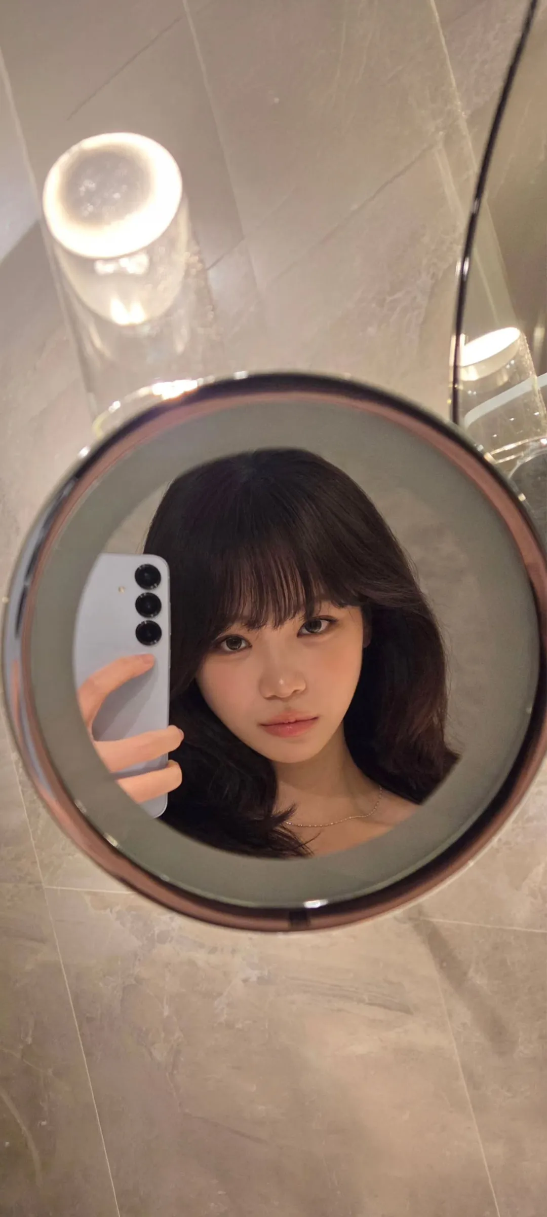 Kim Chae-won lock screen phone wallpaper 4K HD download — IZ*ONE, LE SSERAFIM