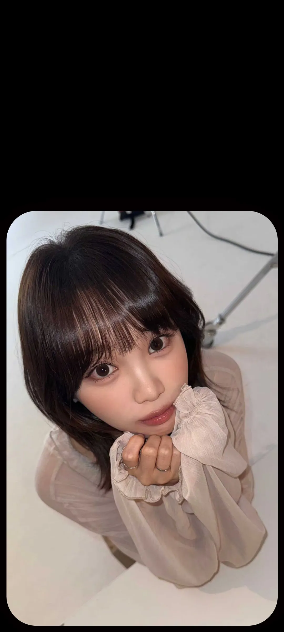 Kim Chae-won lock screen phone wallpaper 4K HD download — IZ*ONE, LE SSERAFIM