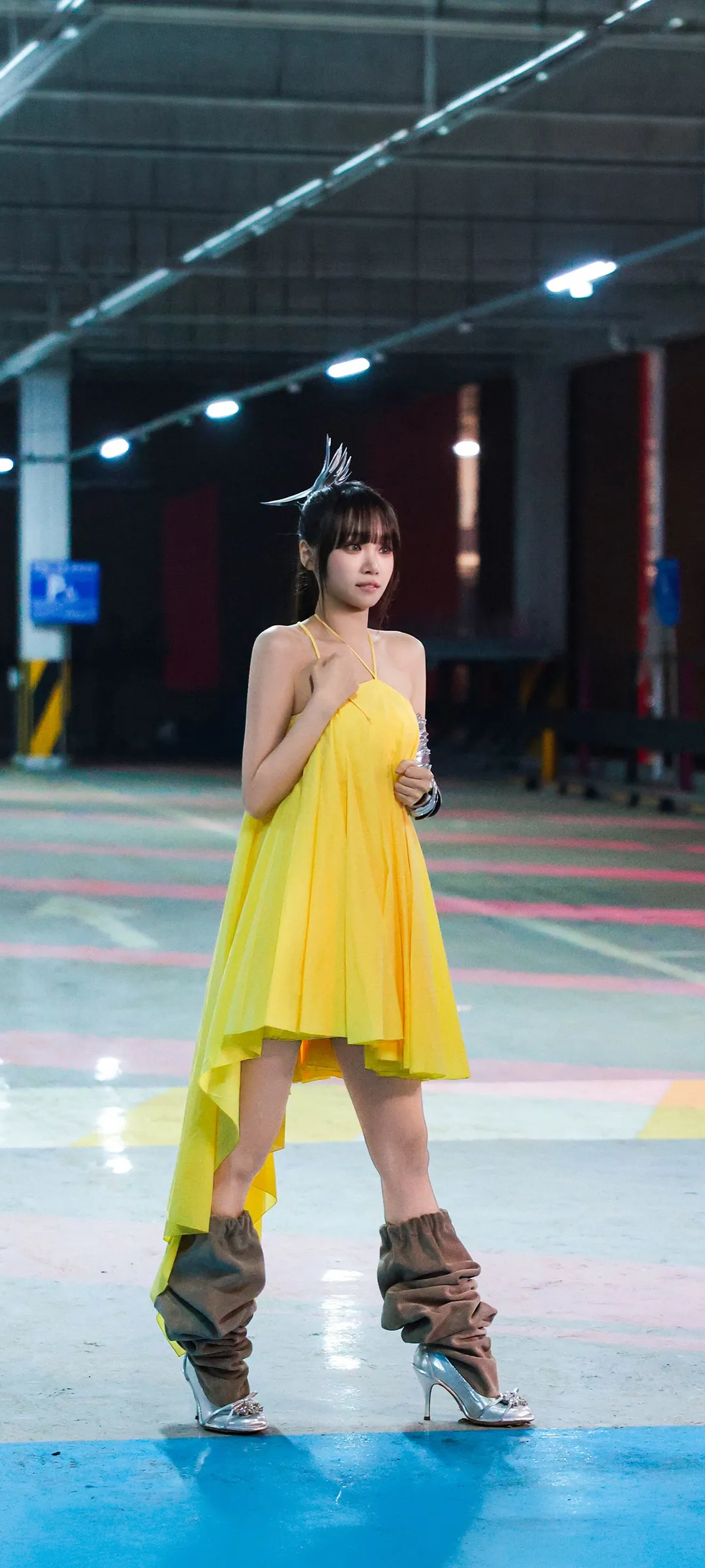 김채원 잠금화면 폰 배경화면 4K HD 다운로드 — 아이즈원, 르세라핌