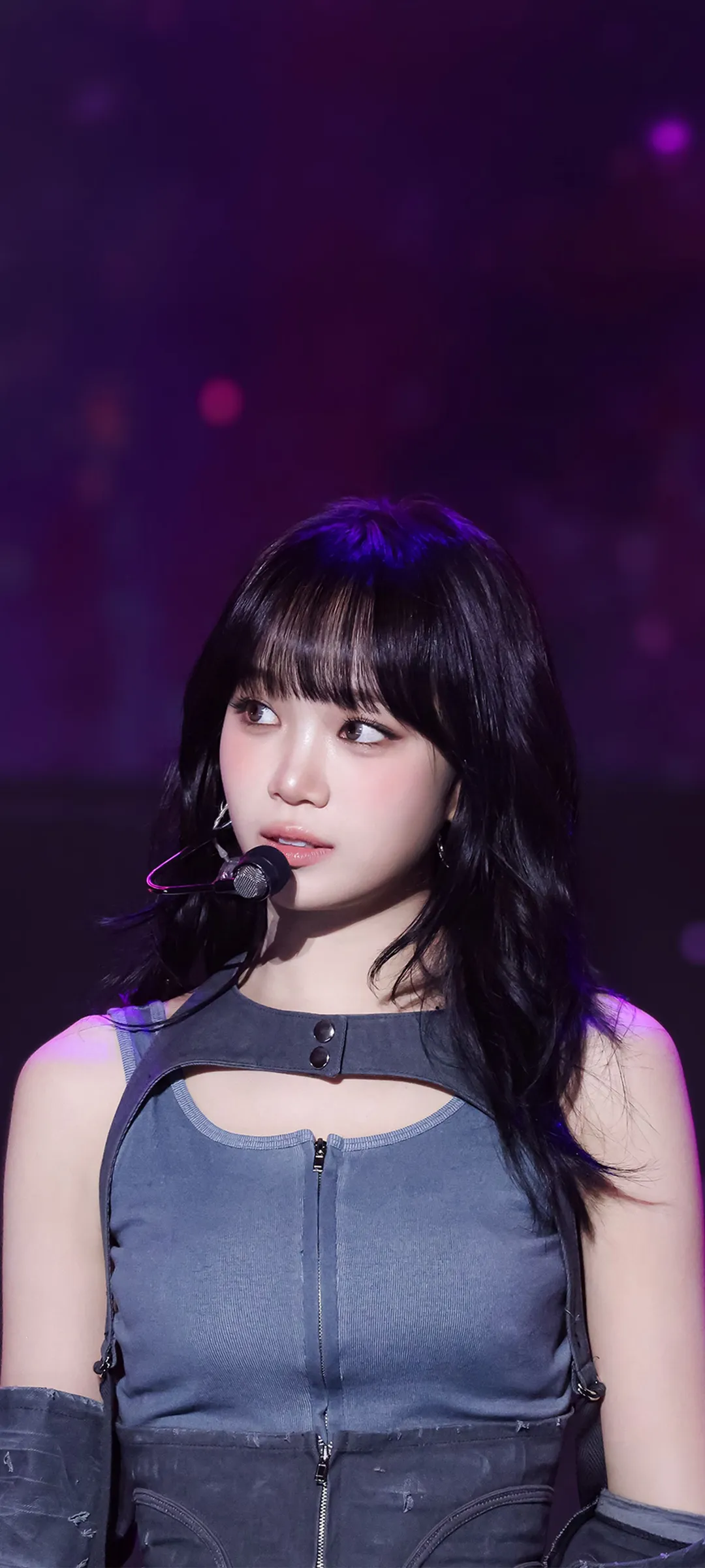 Fondo de pantalla de bloqueo móvil de Kim Chae-won 4K HD descargar — IZ*ONE, LE SSERAFIM