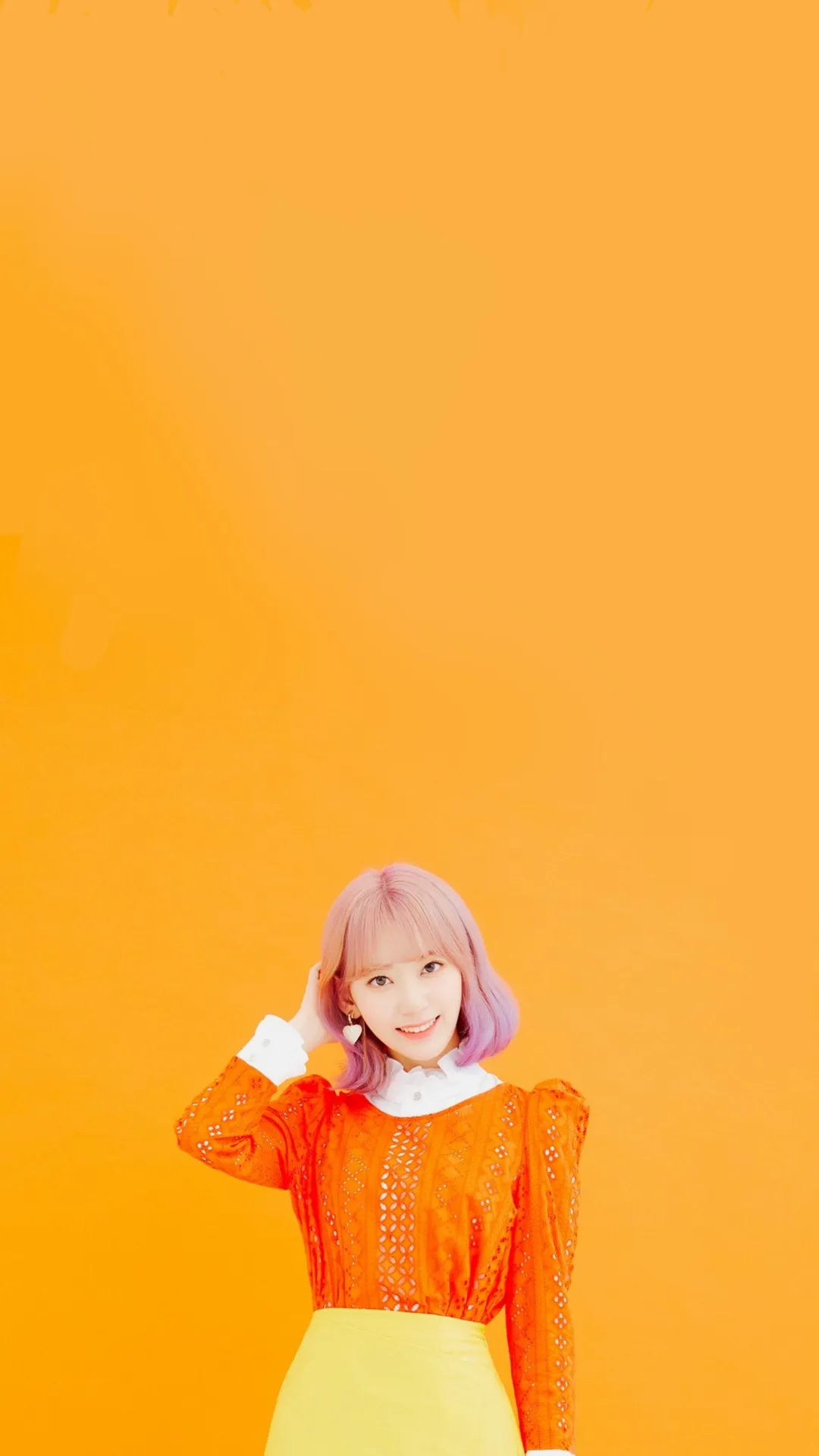 Fond d'écran de verrouillage mobile Sakura Miyawaki 4K HD télécharger — IZ*ONE, LE SSERAFIM