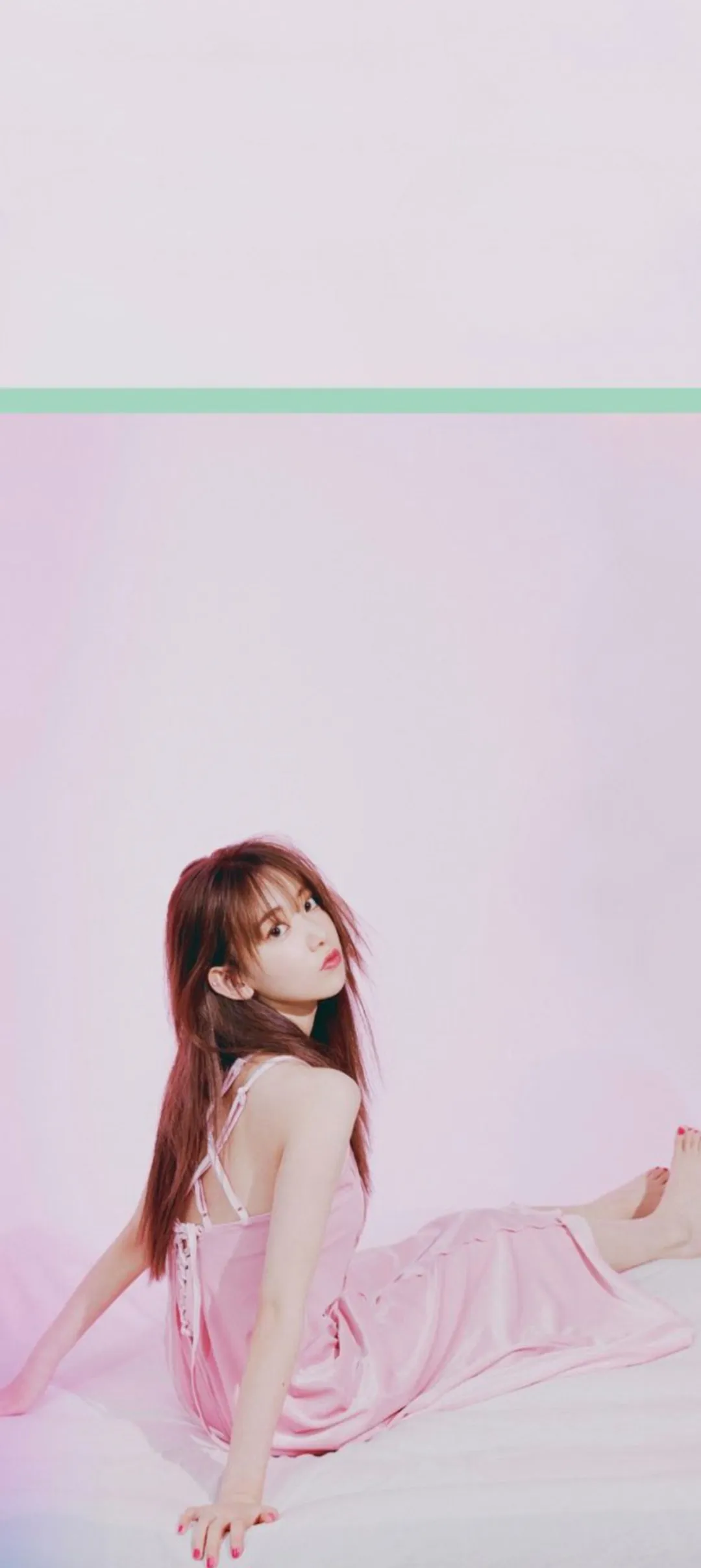 Fond d'écran de verrouillage mobile Sakura Miyawaki 4K HD télécharger — IZ*ONE, LE SSERAFIM
