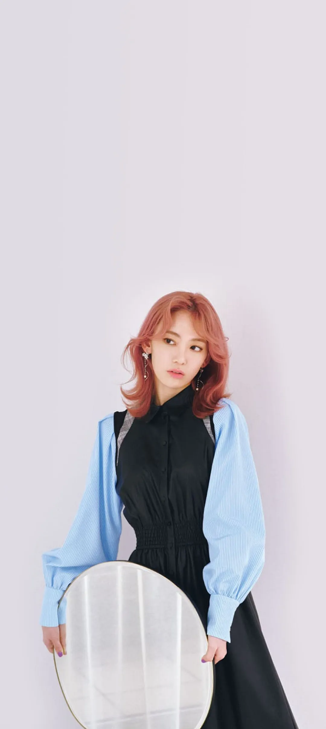 Fond d'écran de verrouillage mobile Sakura Miyawaki 4K HD télécharger — IZ*ONE, LE SSERAFIM
