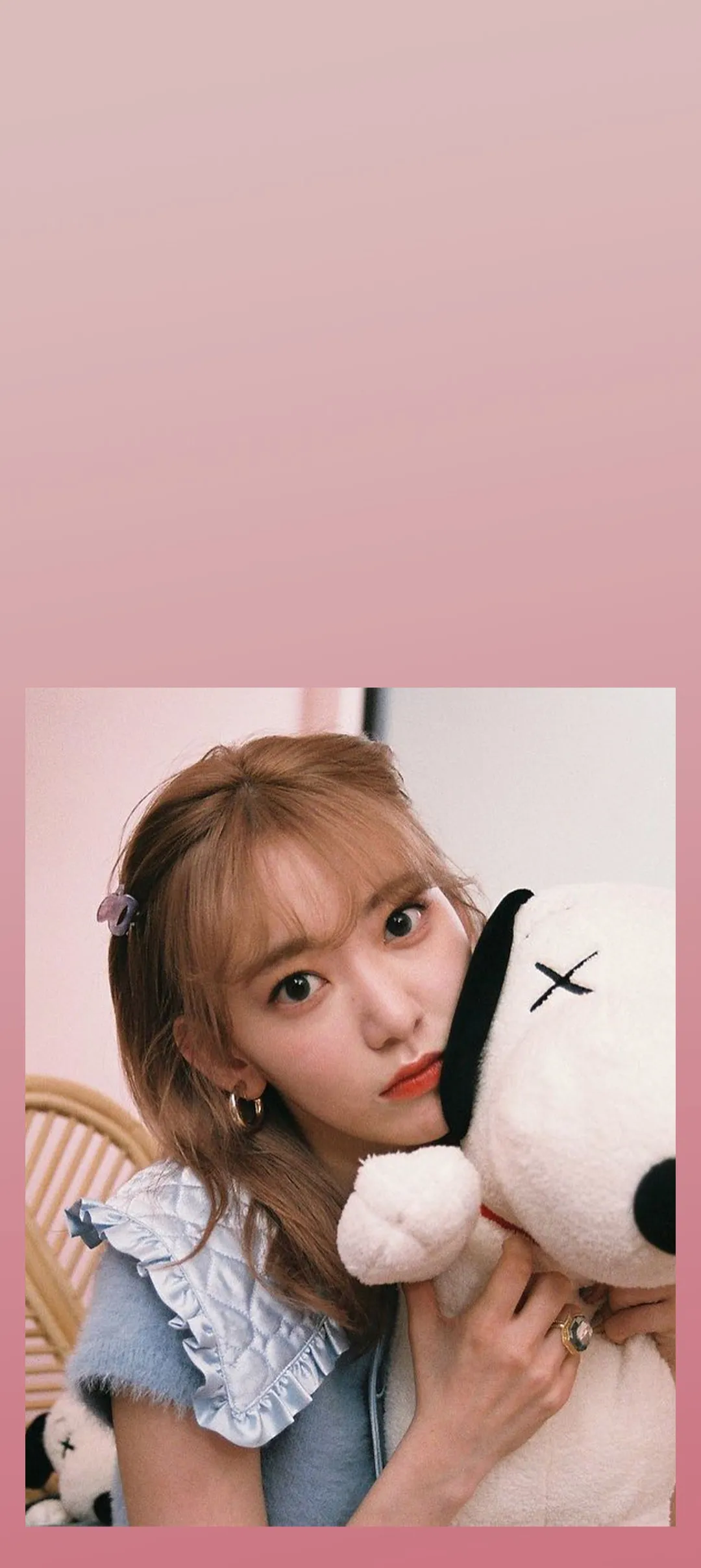 Fond d'écran de verrouillage mobile Sakura Miyawaki 4K HD télécharger — IZ*ONE, LE SSERAFIM