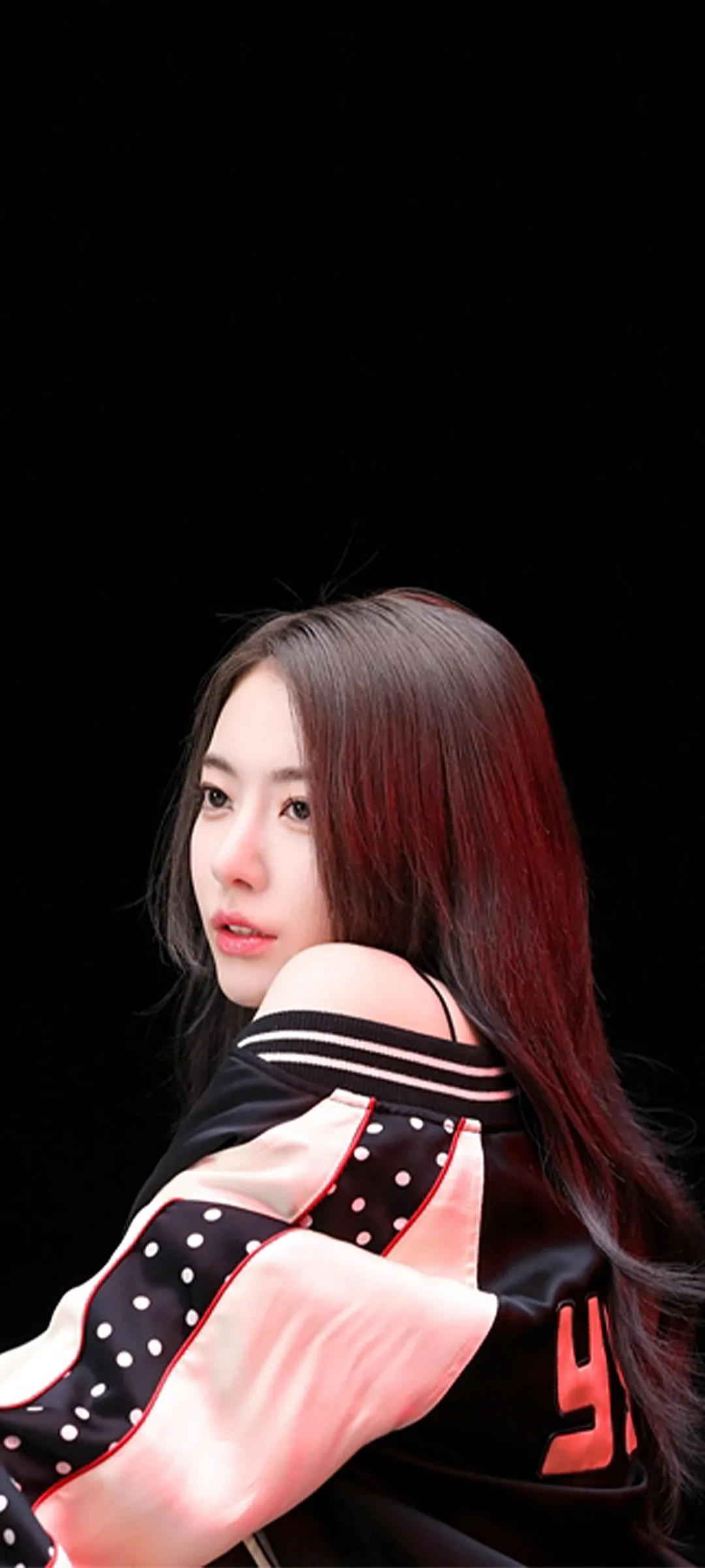 Fond d'écran de verrouillage mobile Sakura Miyawaki 4K HD télécharger — IZ*ONE, LE SSERAFIM