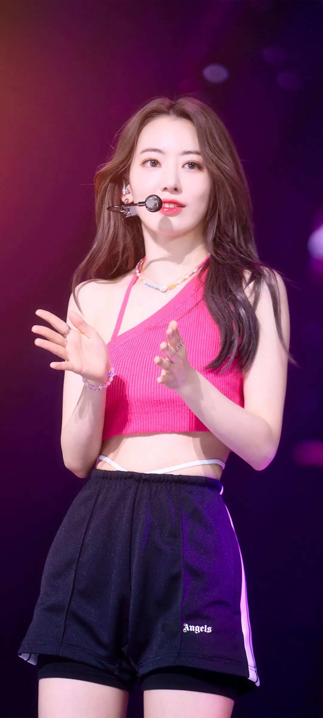 Fond d'écran de verrouillage mobile Sakura Miyawaki 4K HD télécharger — IZ*ONE, LE SSERAFIM