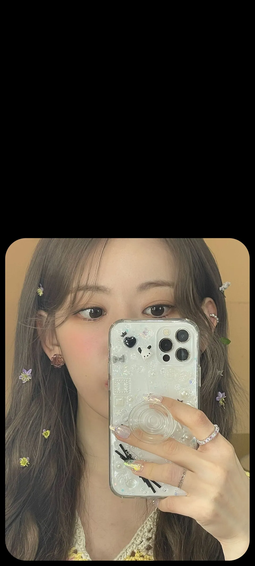 Fond d'écran de verrouillage mobile Sakura Miyawaki 4K HD télécharger — IZ*ONE, LE SSERAFIM