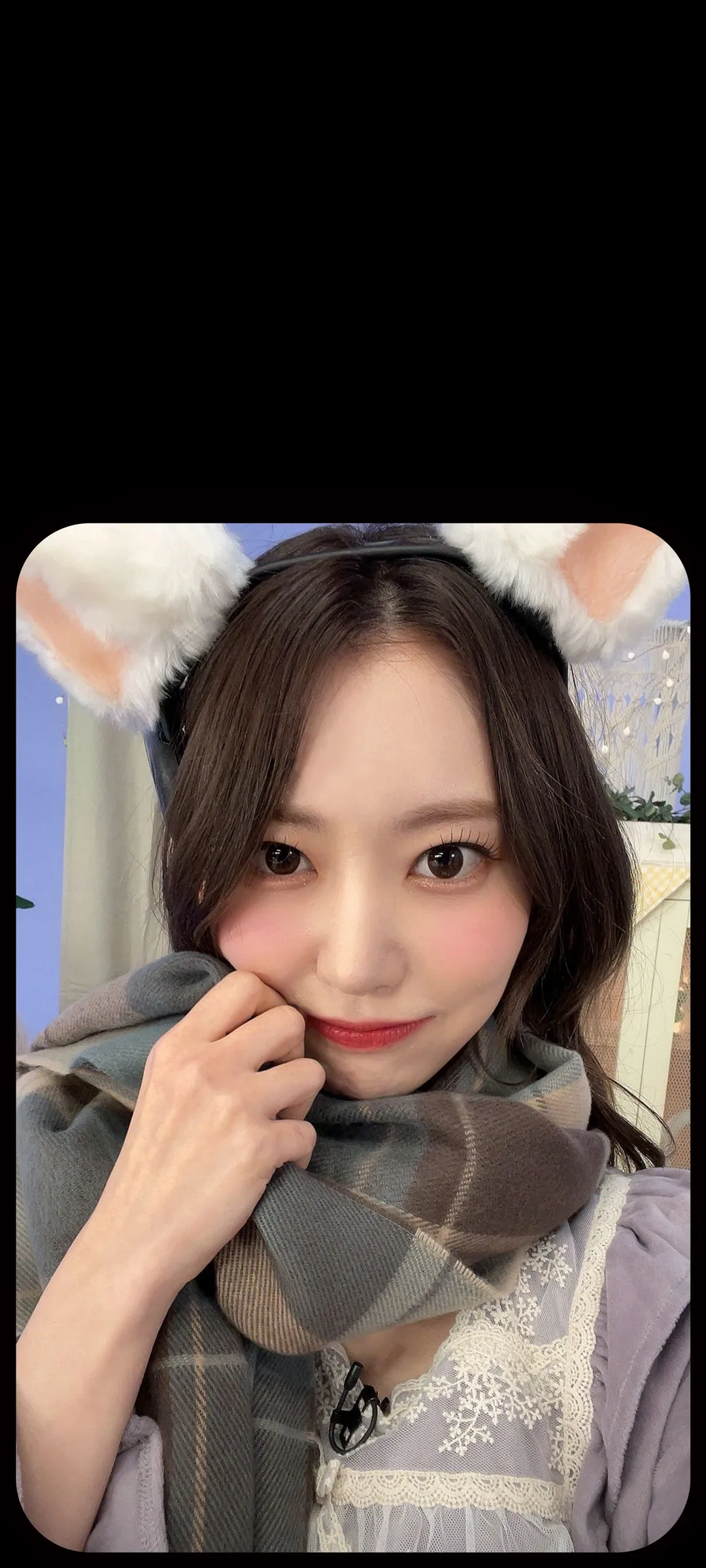 Fond d'écran de verrouillage mobile Sakura Miyawaki 4K HD télécharger — IZ*ONE, LE SSERAFIM