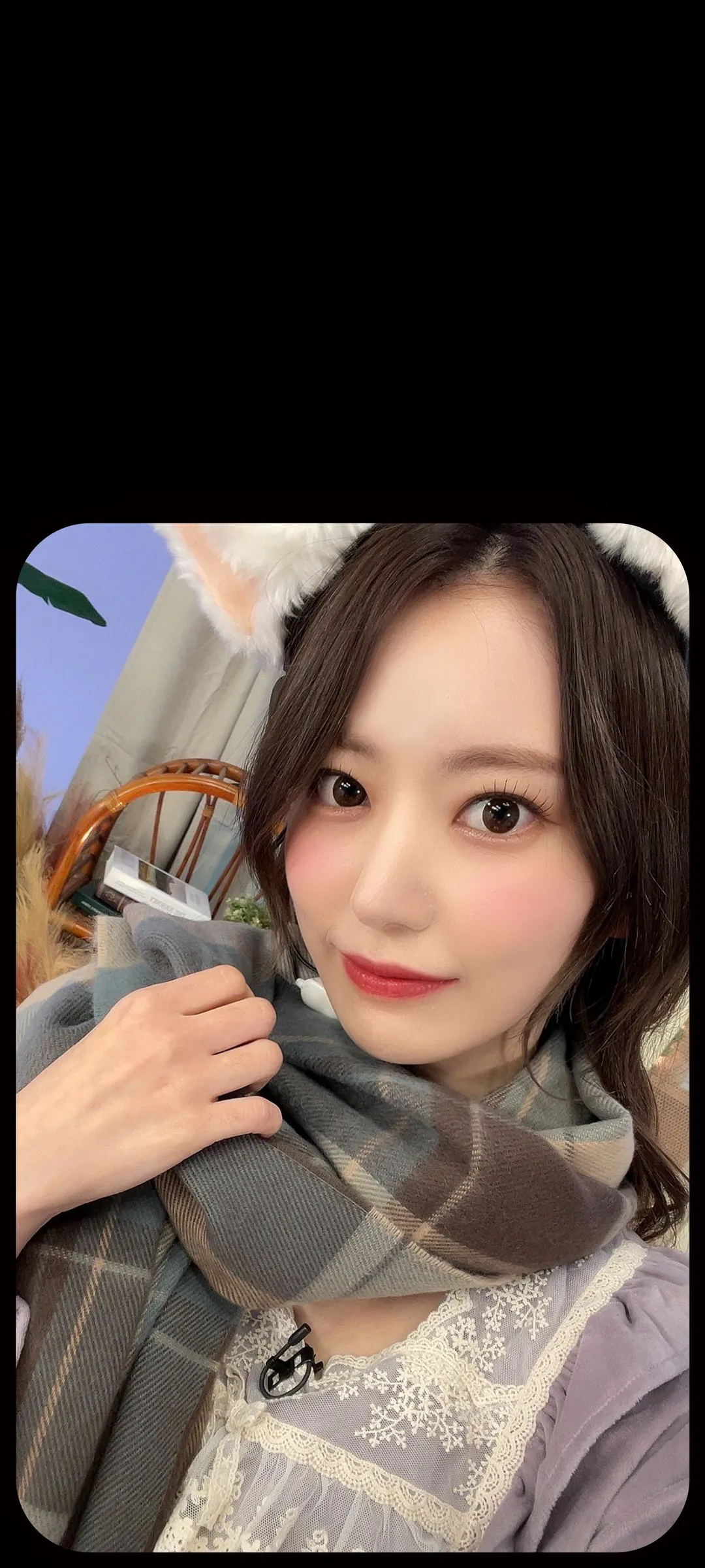 Fond d'écran de verrouillage mobile Sakura Miyawaki 4K HD télécharger — IZ*ONE, LE SSERAFIM