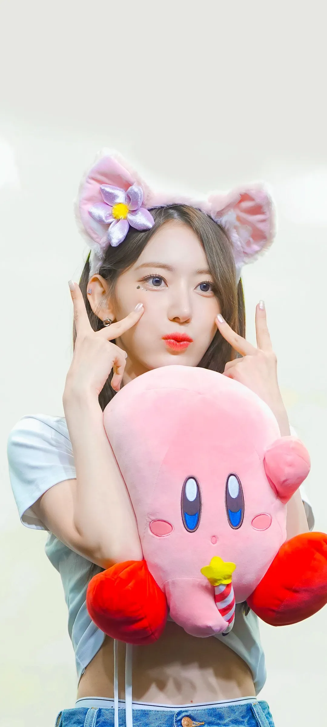 Fond d'écran de verrouillage mobile Sakura Miyawaki 4K HD télécharger — IZ*ONE, LE SSERAFIM