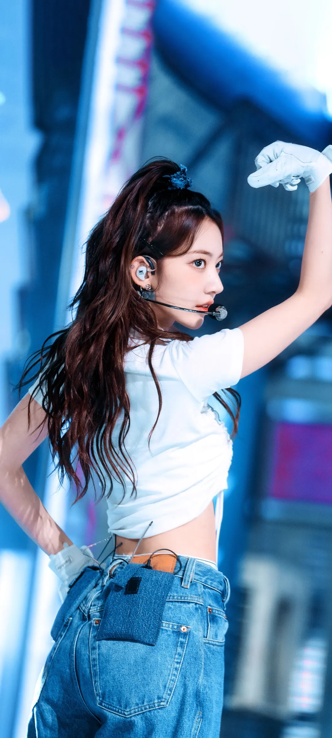 Fond d'écran de verrouillage mobile Sakura Miyawaki 4K HD télécharger — IZ*ONE, LE SSERAFIM