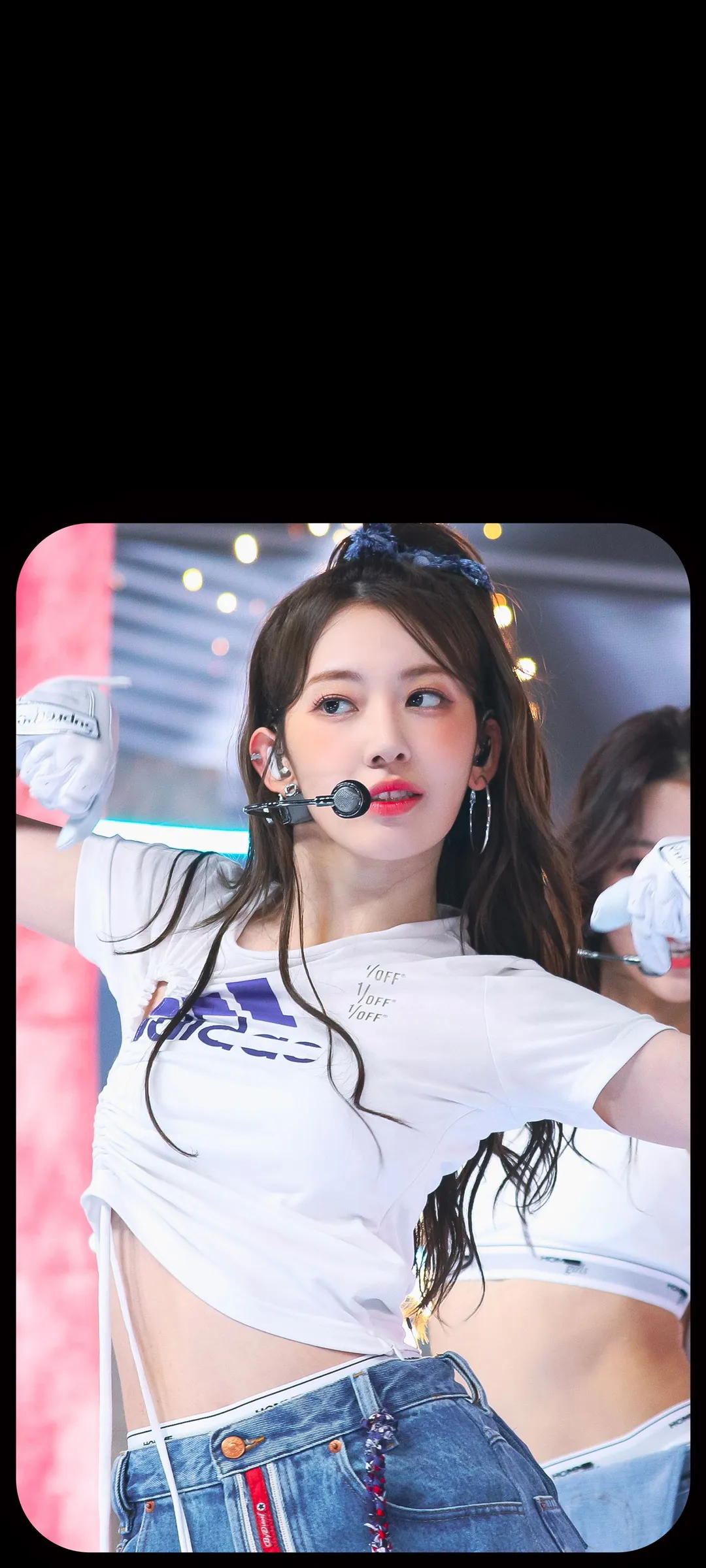 Fond d'écran de verrouillage mobile Sakura Miyawaki 4K HD télécharger — IZ*ONE, LE SSERAFIM
