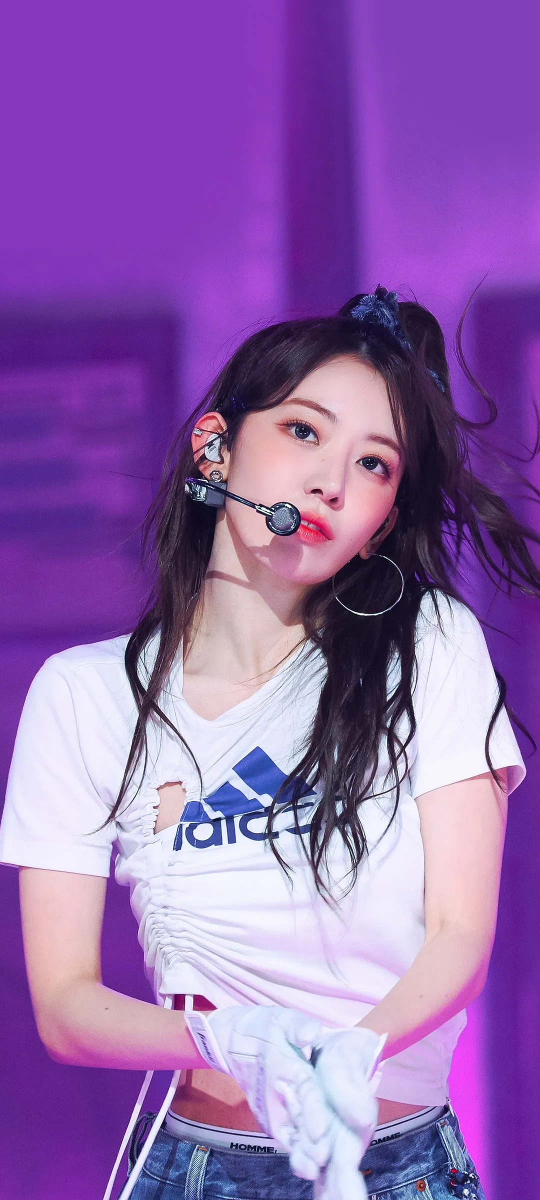 Fond d'écran de verrouillage mobile Sakura Miyawaki 4K HD télécharger — IZ*ONE, LE SSERAFIM