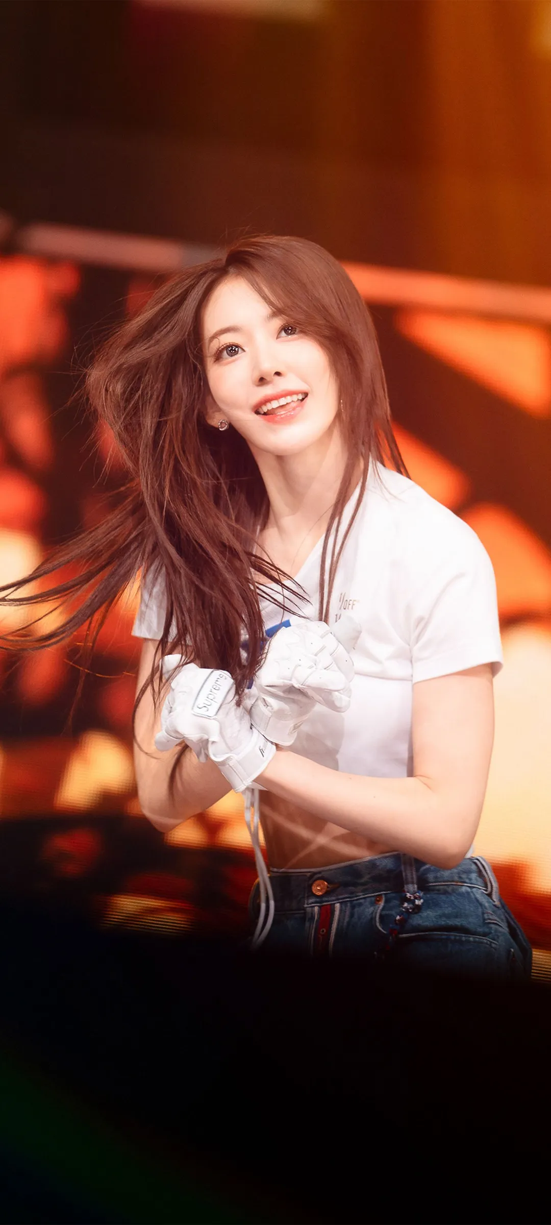 Fond d'écran de verrouillage mobile Sakura Miyawaki 4K HD télécharger — IZ*ONE, LE SSERAFIM
