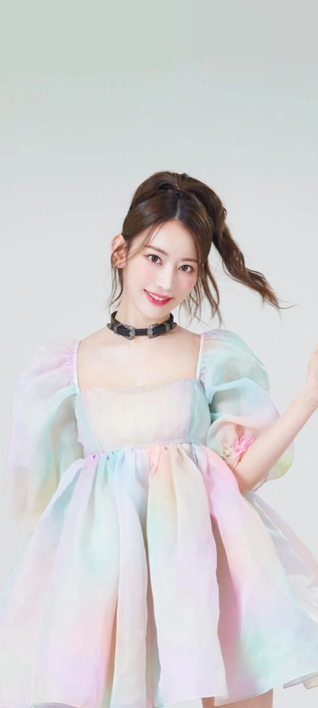 Fond d'écran de verrouillage mobile Sakura Miyawaki FEARLESS 4K HD télécharger — IZ*ONE, LE SSERAFIM