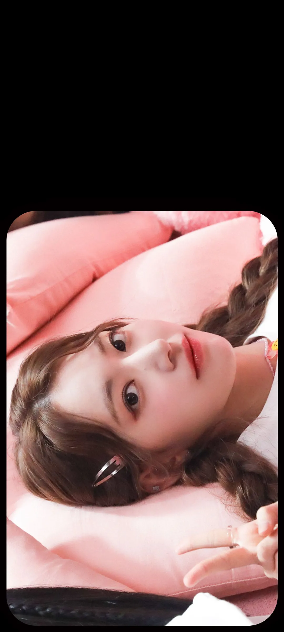Fond d'écran de verrouillage mobile Sakura Miyawaki 4K HD télécharger — IZ*ONE, LE SSERAFIM