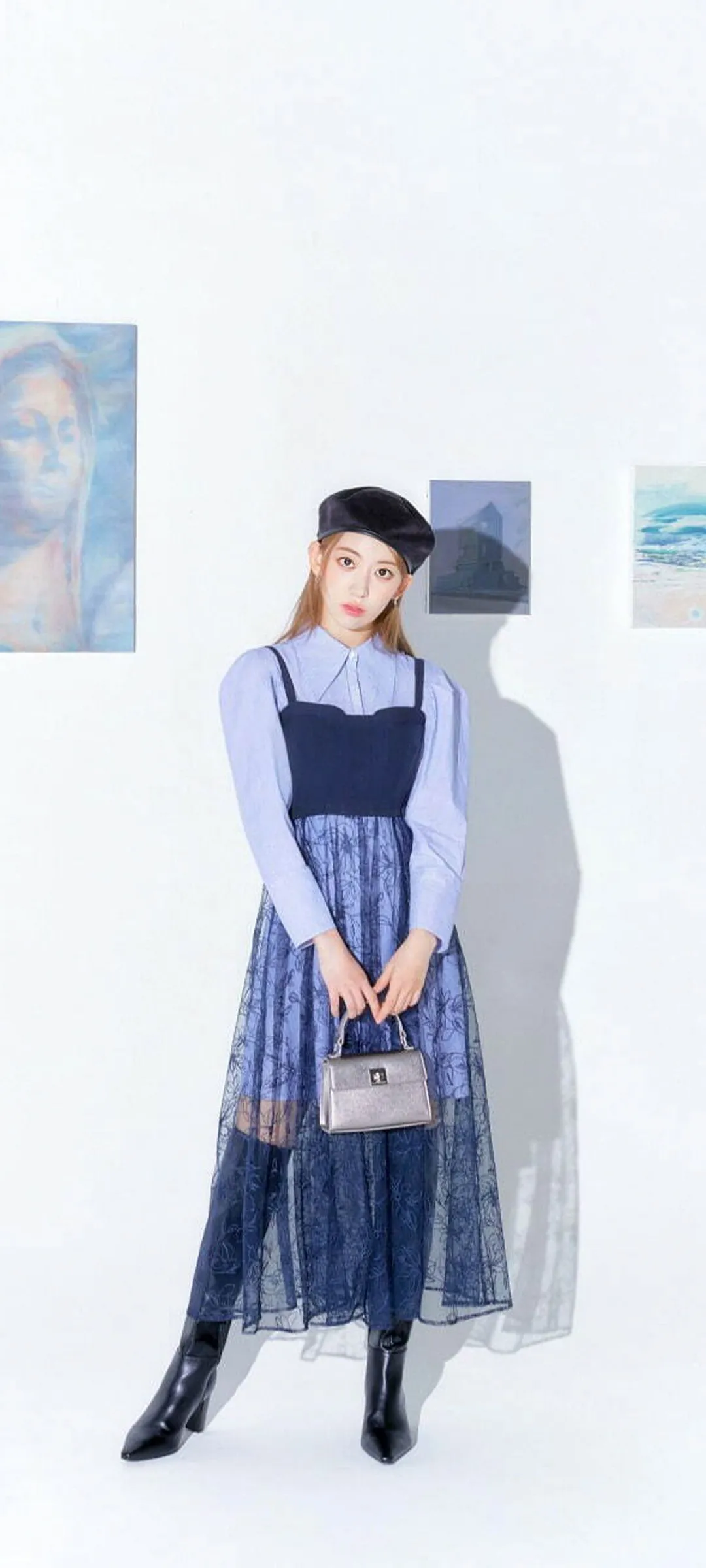 Fond d'écran de verrouillage mobile Sakura Miyawaki 4K HD télécharger — IZ*ONE, LE SSERAFIM