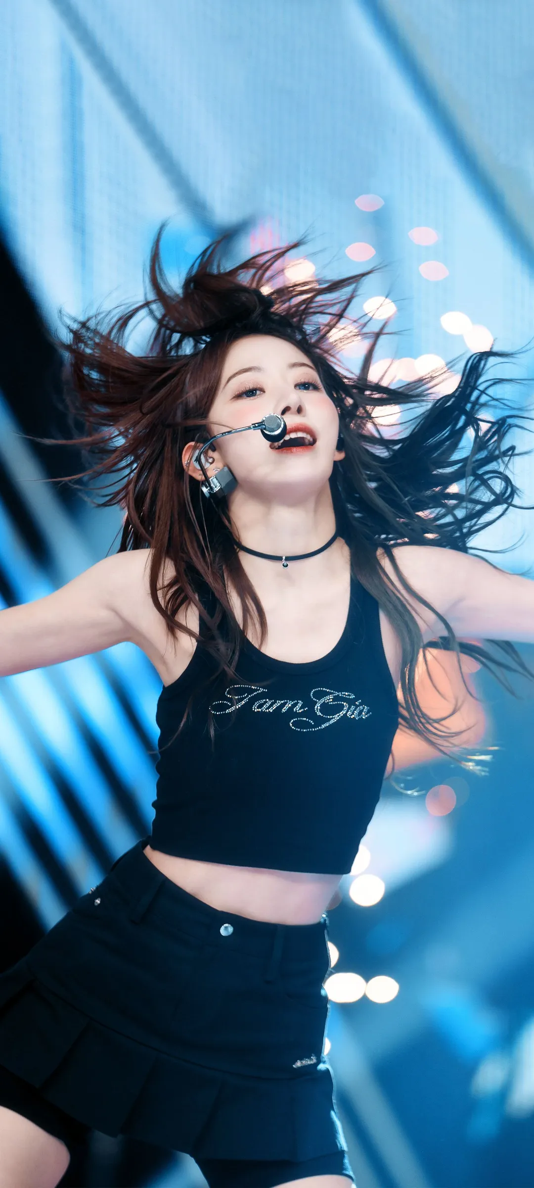 Fond d'écran de verrouillage mobile Sakura Miyawaki 4K HD télécharger — IZ*ONE, LE SSERAFIM