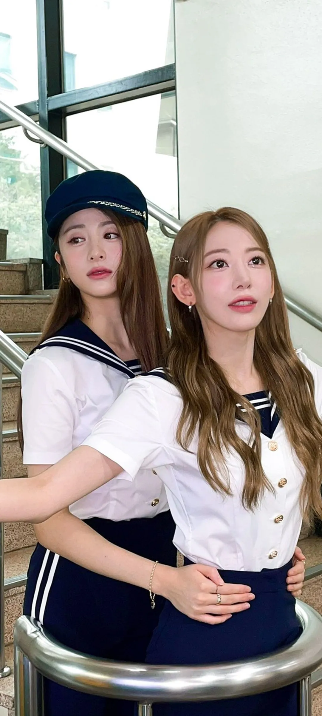 Fond d'écran de verrouillage mobile Sakura Miyawaki 4K HD télécharger — IZ*ONE, LE SSERAFIM