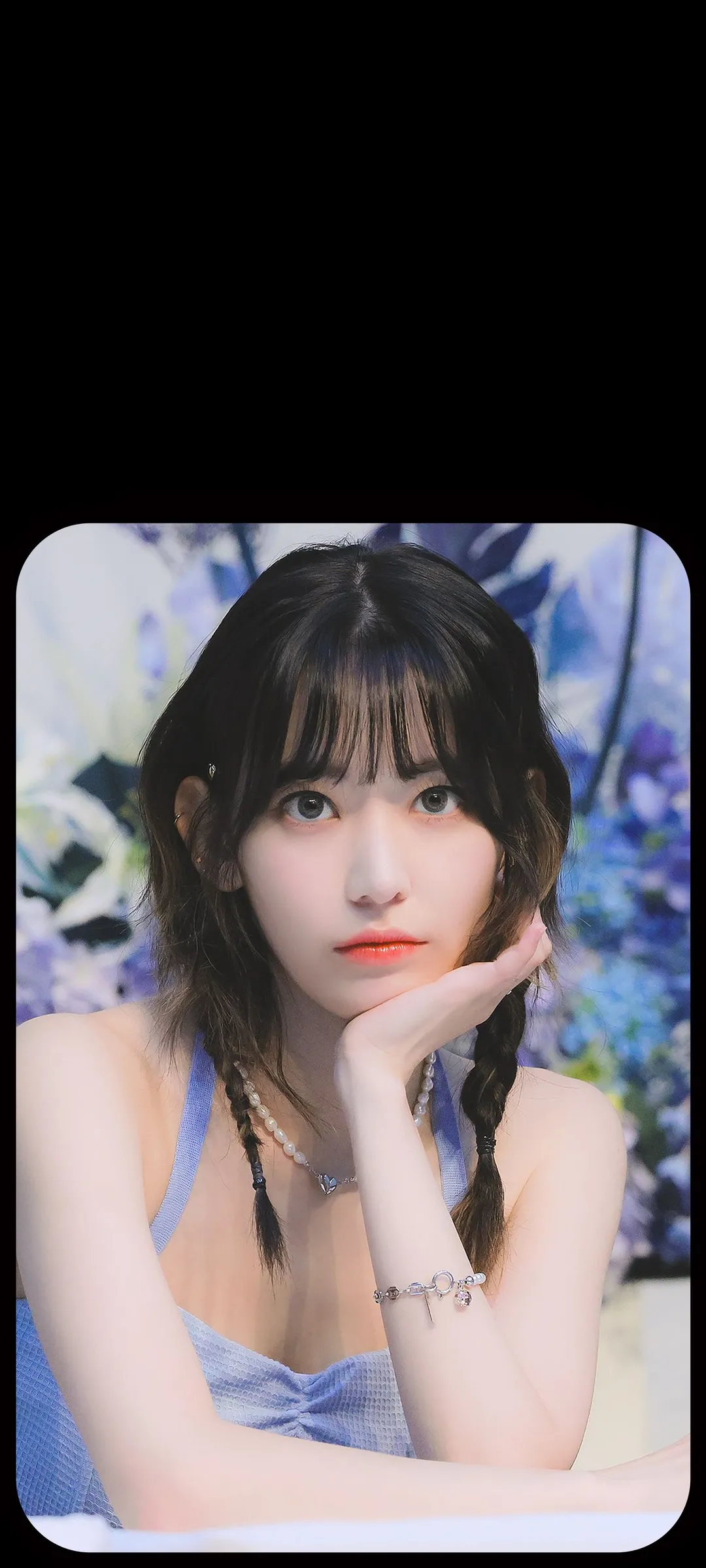 Fond d'écran de verrouillage mobile Sakura Miyawaki 4K HD télécharger — IZ*ONE, LE SSERAFIM