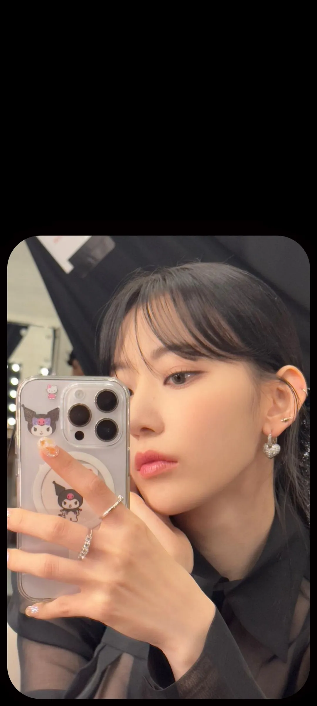 Fond d'écran de verrouillage mobile Sakura Miyawaki 4K HD télécharger — IZ*ONE, LE SSERAFIM