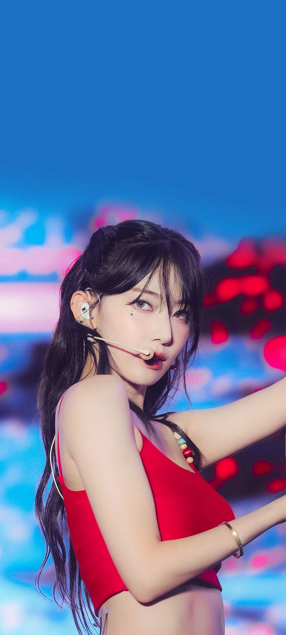 Fond d'écran de verrouillage mobile Sakura Miyawaki 4K HD télécharger — IZ*ONE, LE SSERAFIM