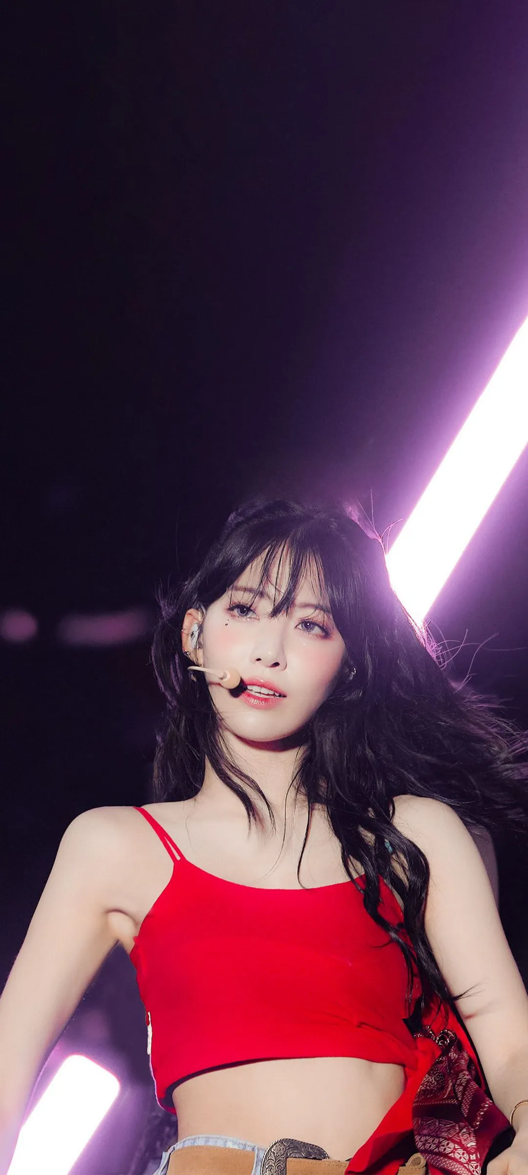 Fond d'écran de verrouillage mobile Sakura Miyawaki 4K HD télécharger — IZ*ONE, LE SSERAFIM