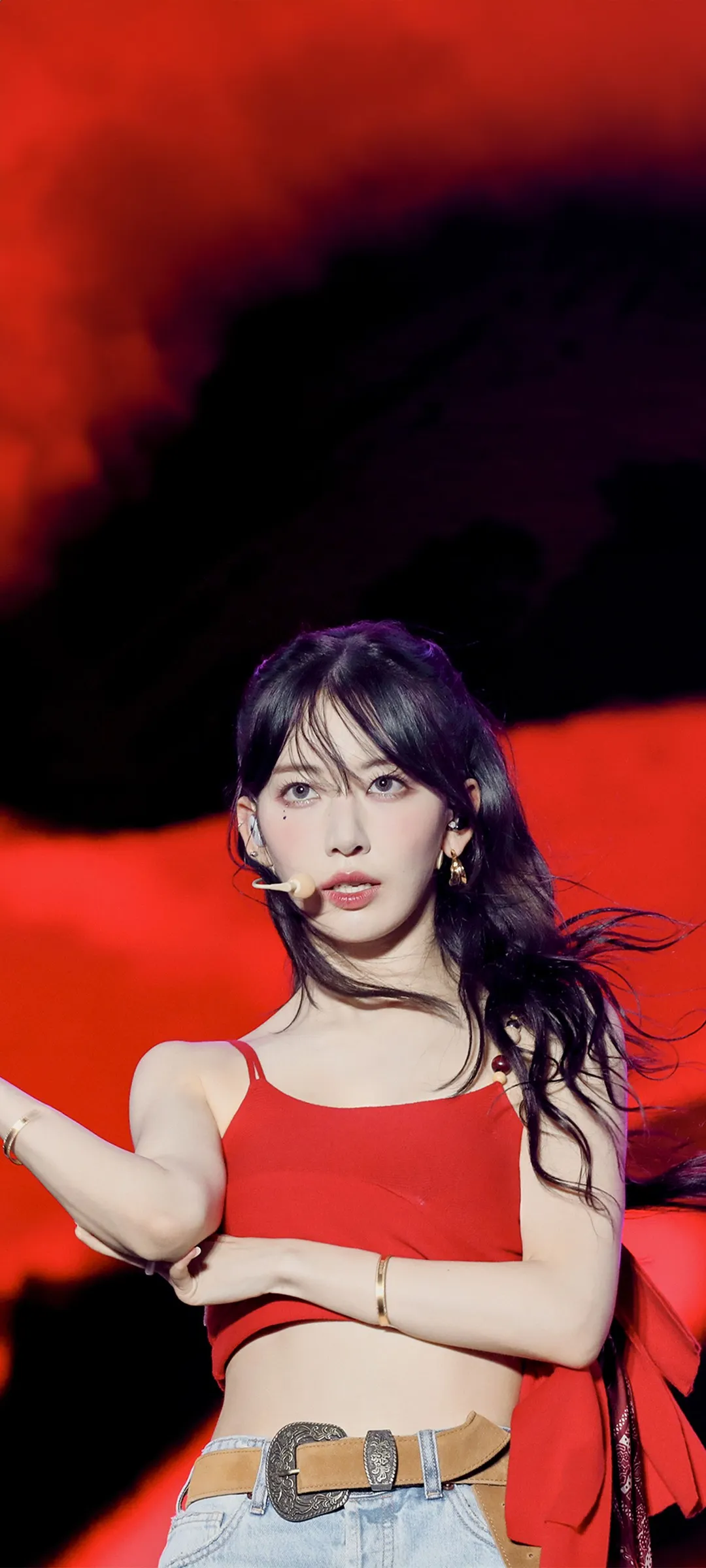 Fond d'écran de verrouillage mobile Sakura Miyawaki 4K HD télécharger — IZ*ONE, LE SSERAFIM