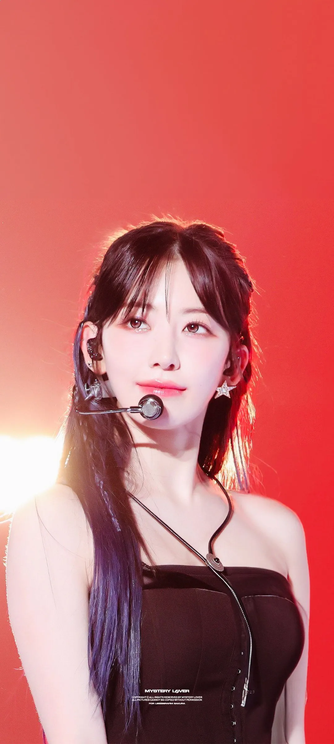 Fond d'écran de verrouillage mobile Sakura Miyawaki 4K HD télécharger — IZ*ONE, LE SSERAFIM
