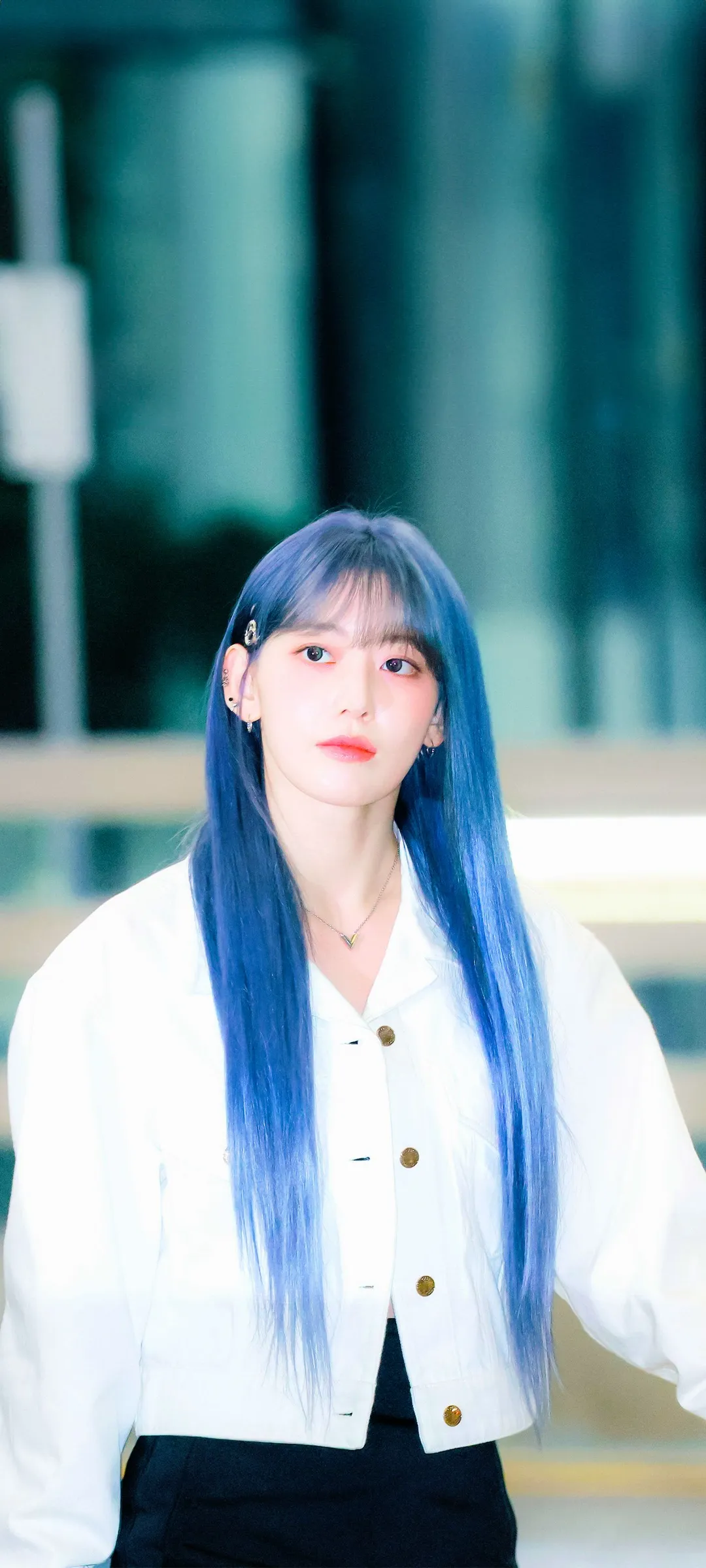 Fond d'écran de verrouillage mobile Sakura Miyawaki 4K HD télécharger — IZ*ONE, LE SSERAFIM
