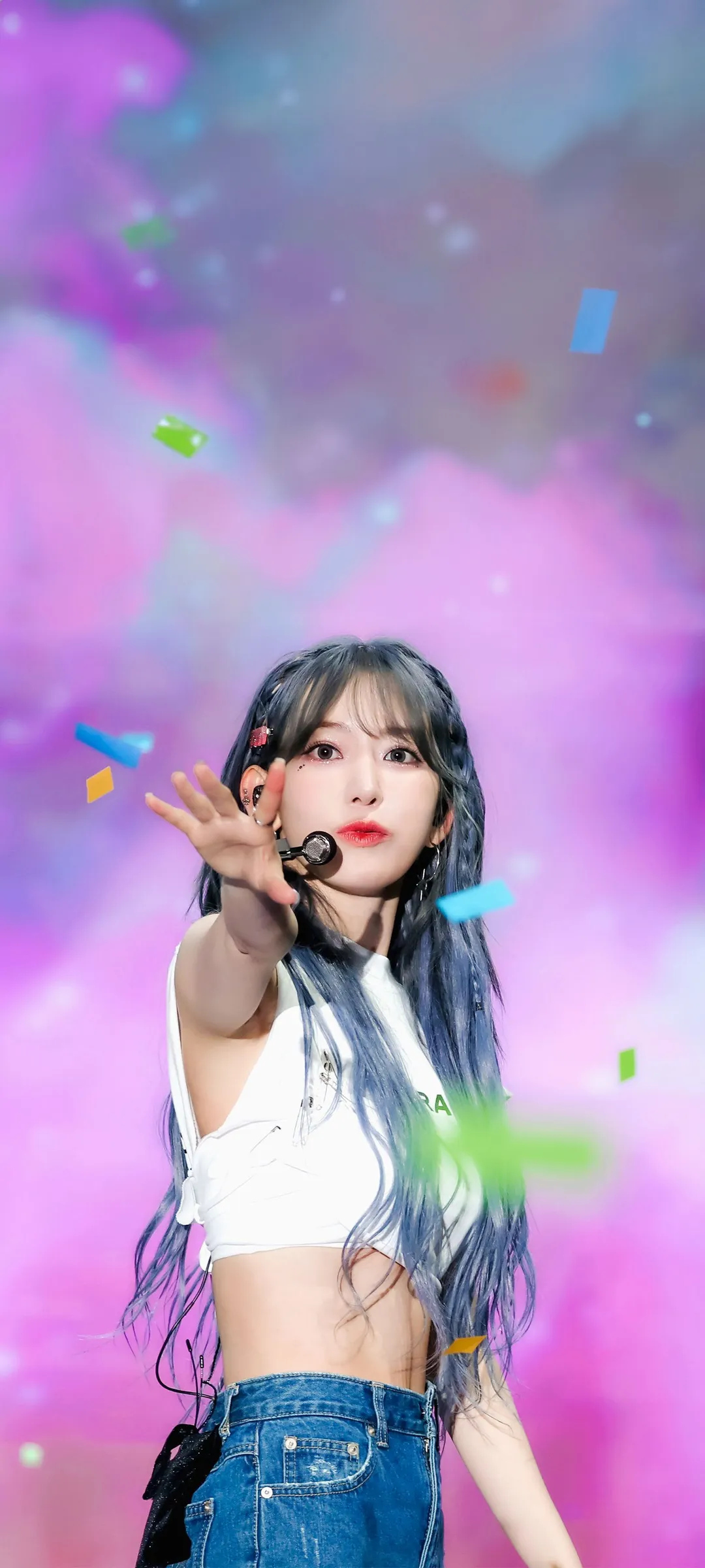 Fond d'écran de verrouillage mobile Sakura Miyawaki 4K HD télécharger — IZ*ONE, LE SSERAFIM