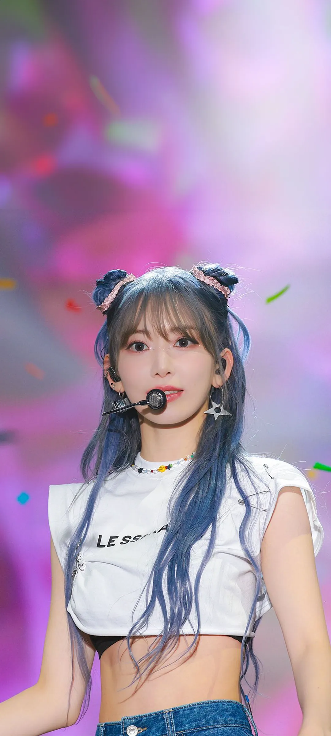 Fond d'écran de verrouillage mobile Sakura Miyawaki 4K HD télécharger — IZ*ONE, LE SSERAFIM