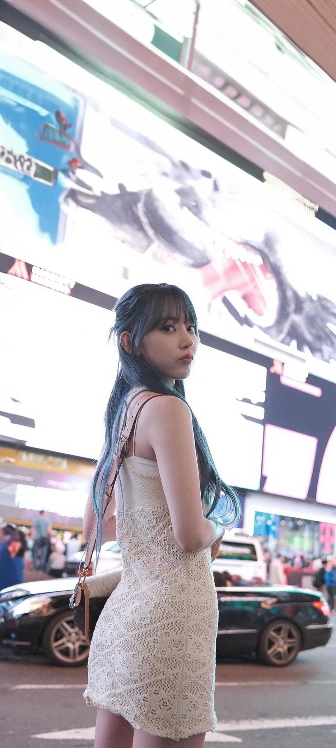 Fond d'écran de verrouillage mobile Sakura Miyawaki 4K HD télécharger — IZ*ONE, LE SSERAFIM