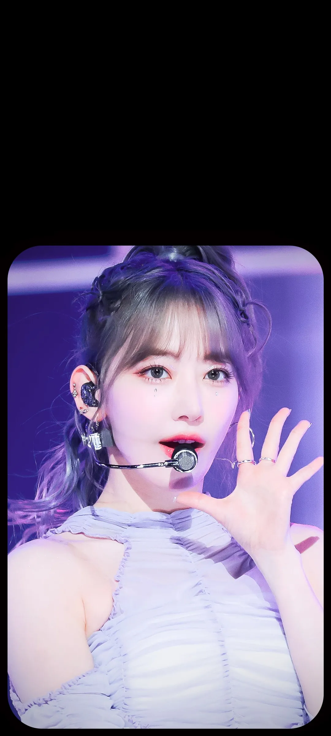 Fond d'écran de verrouillage mobile Sakura Miyawaki 4K HD télécharger — IZ*ONE, LE SSERAFIM
