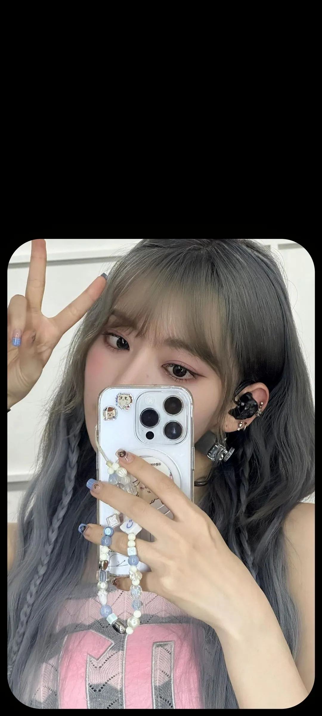 Fond d'écran de verrouillage mobile Sakura Miyawaki 4K HD télécharger — IZ*ONE, LE SSERAFIM