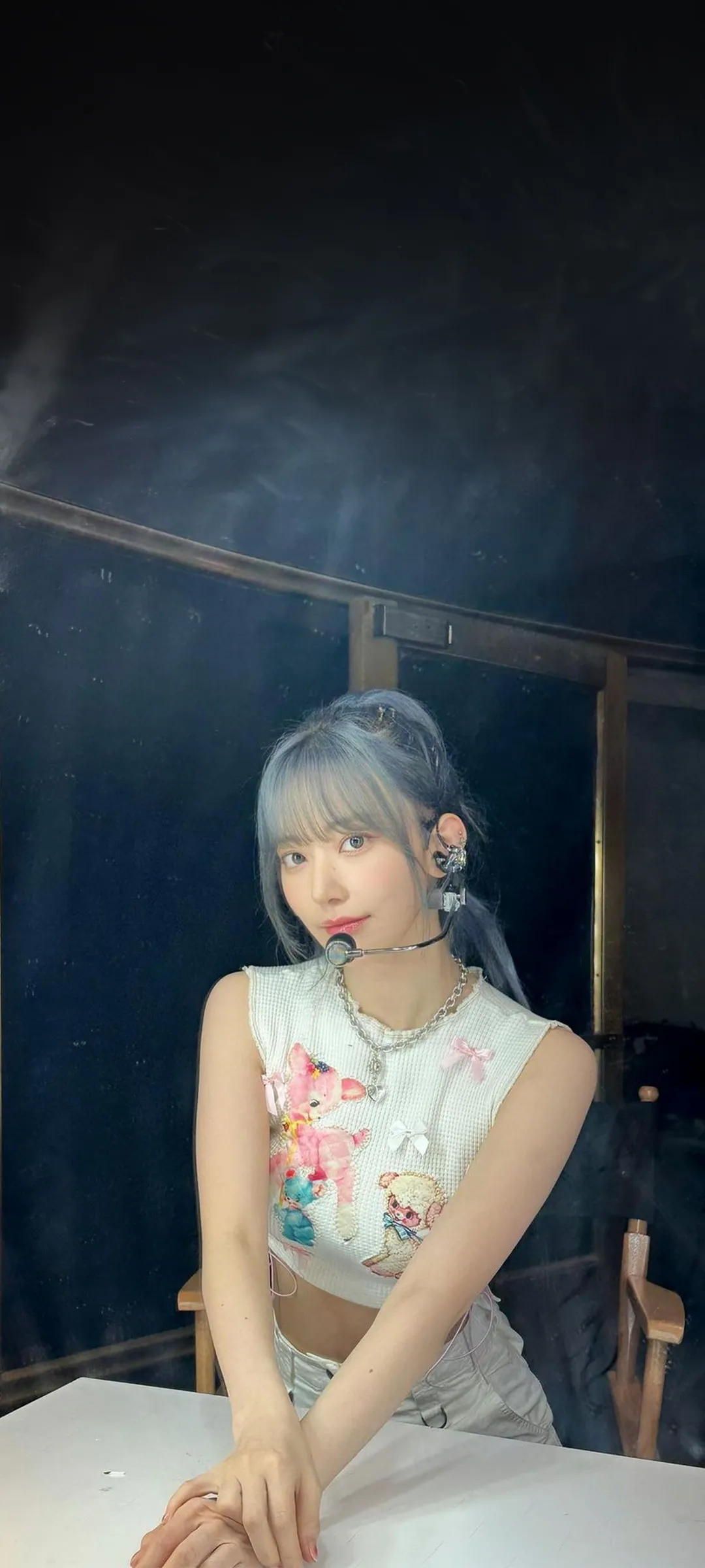 Fond d'écran de verrouillage mobile Sakura Miyawaki 4K HD télécharger — IZ*ONE, LE SSERAFIM