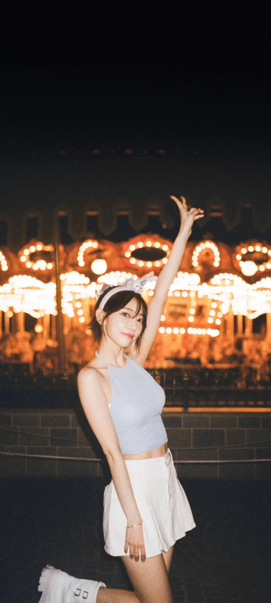 Fond d'écran de verrouillage mobile Sakura Miyawaki 4K HD télécharger — IZ*ONE, LE SSERAFIM