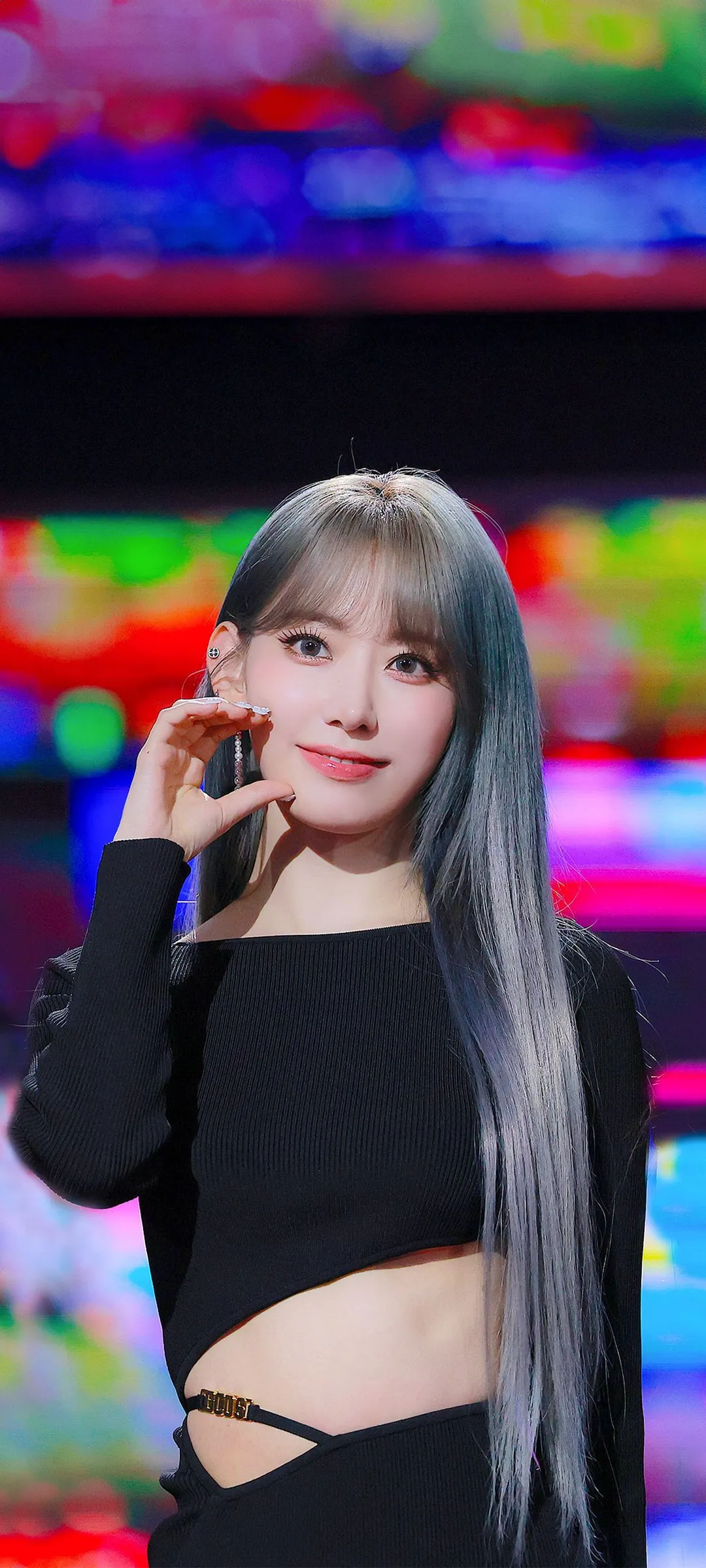 Fond d'écran de verrouillage mobile Sakura Miyawaki 4K HD télécharger — IZ*ONE, LE SSERAFIM