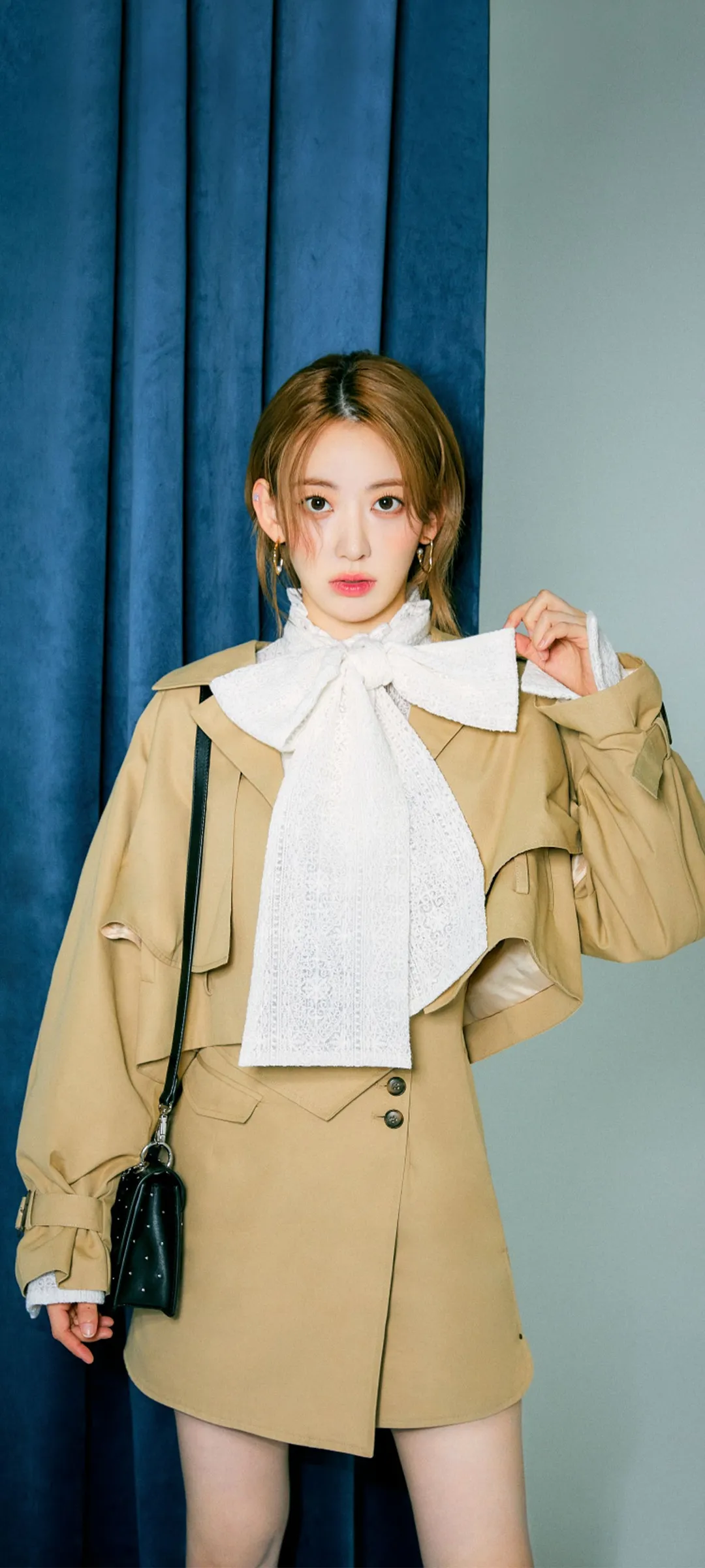 Fond d'écran de verrouillage mobile Sakura Miyawaki 4K HD télécharger — IZ*ONE, LE SSERAFIM