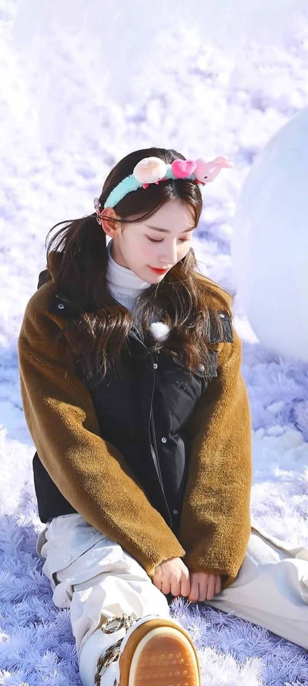 Fond d'écran de verrouillage mobile Sakura Miyawaki FEARLESS 4K HD télécharger — IZ*ONE, LE SSERAFIM