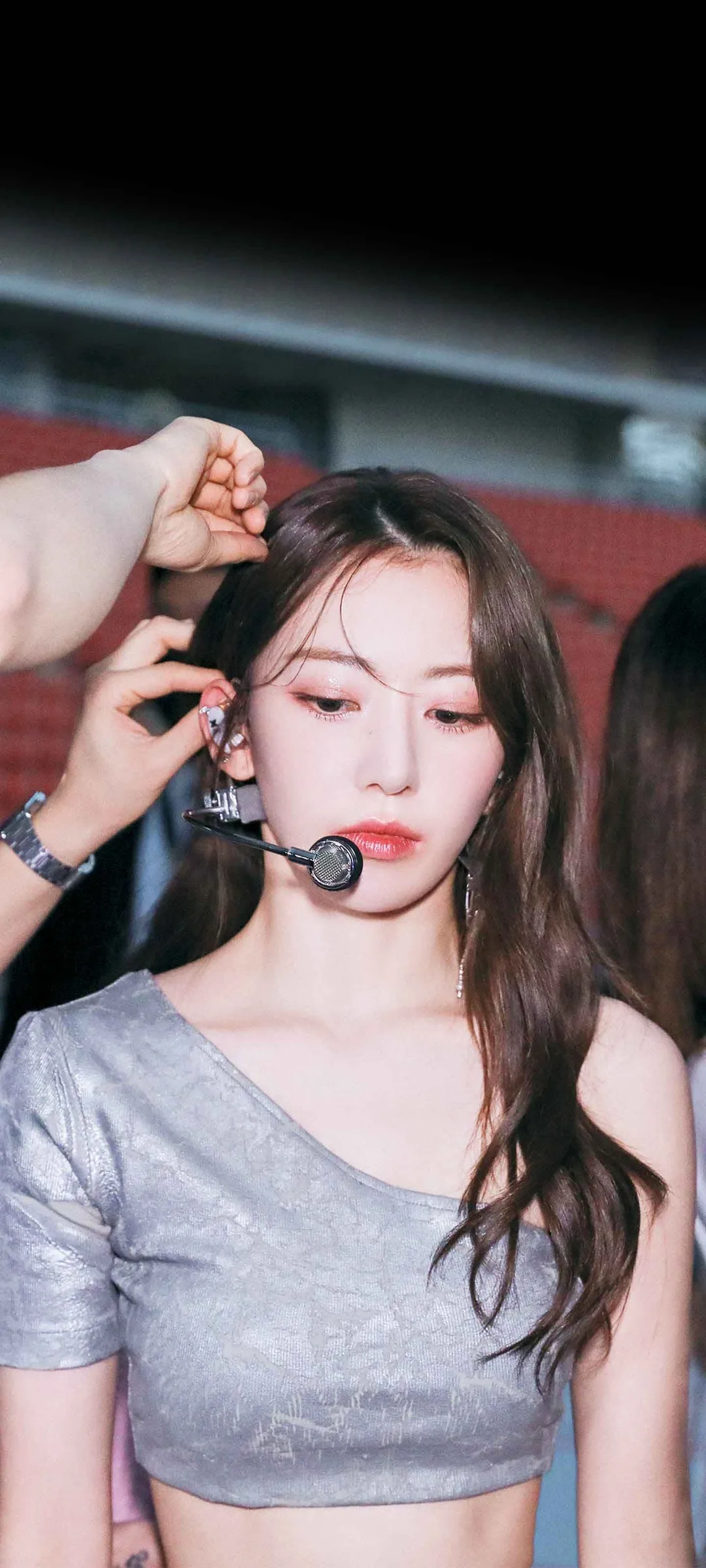 Fond d'écran de verrouillage mobile Sakura Miyawaki 4K HD télécharger — IZ*ONE, LE SSERAFIM