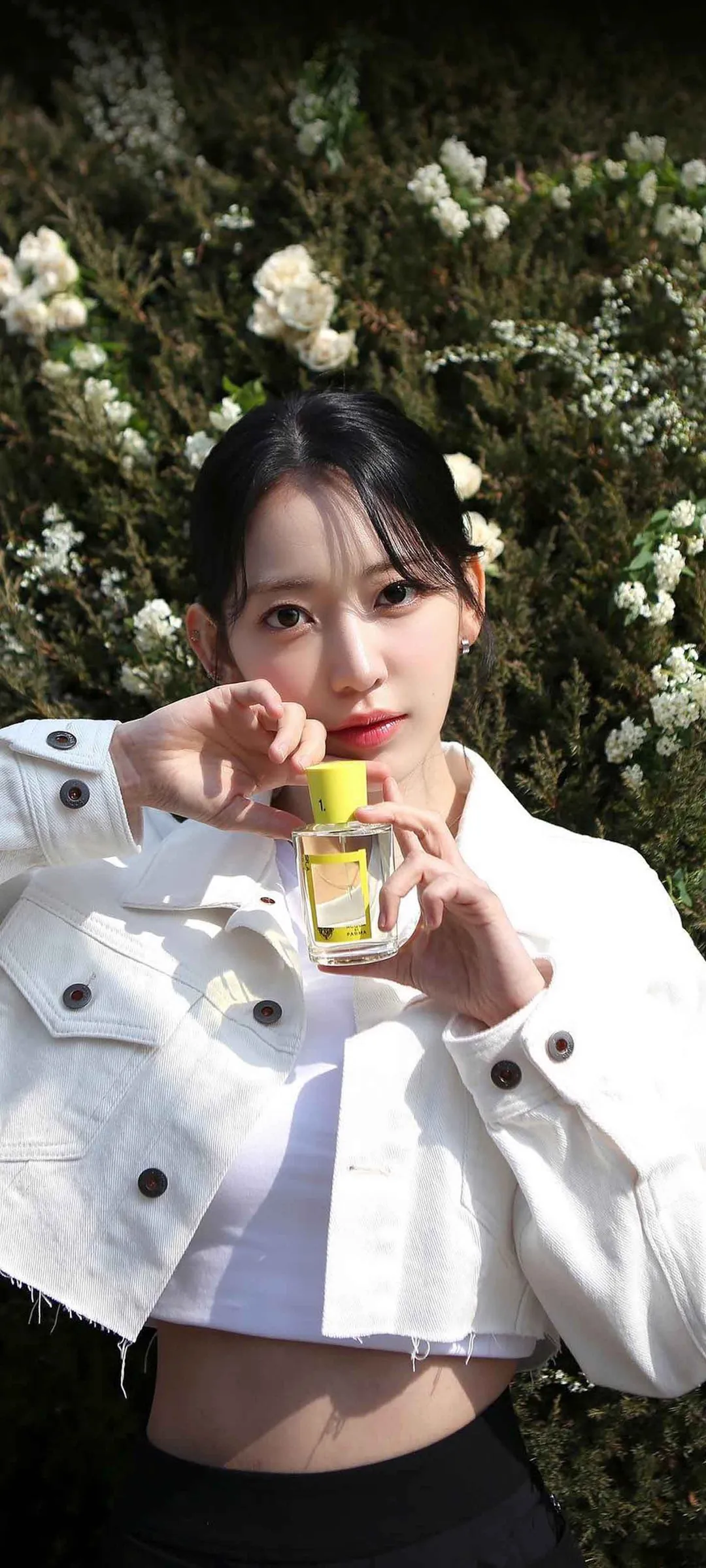 Fond d'écran de verrouillage mobile Sakura Miyawaki 4K HD télécharger — IZ*ONE, LE SSERAFIM