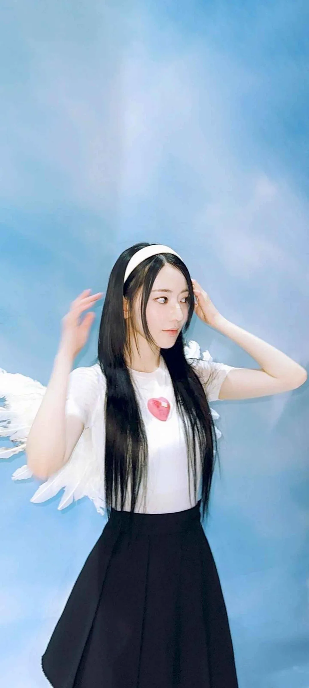Fond d'écran de verrouillage mobile Sakura Miyawaki 4K HD télécharger — IZ*ONE, LE SSERAFIM