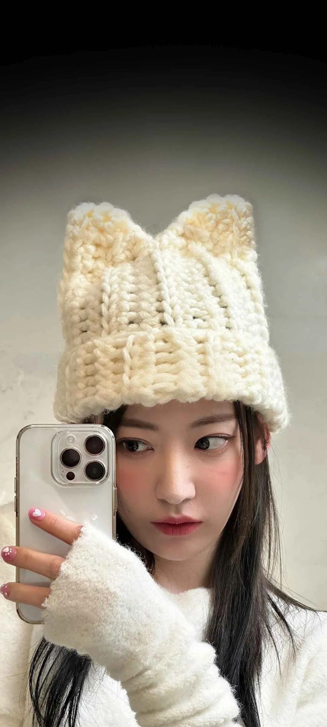 Fond d'écran de verrouillage mobile Sakura Miyawaki 4K HD télécharger — IZ*ONE, LE SSERAFIM