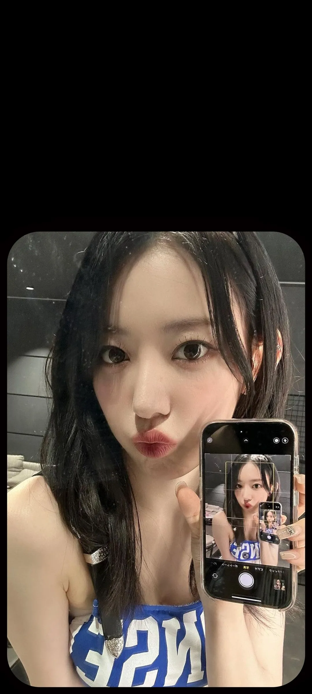 Fond d'écran de verrouillage mobile Sakura Miyawaki 4K HD télécharger — IZ*ONE, LE SSERAFIM