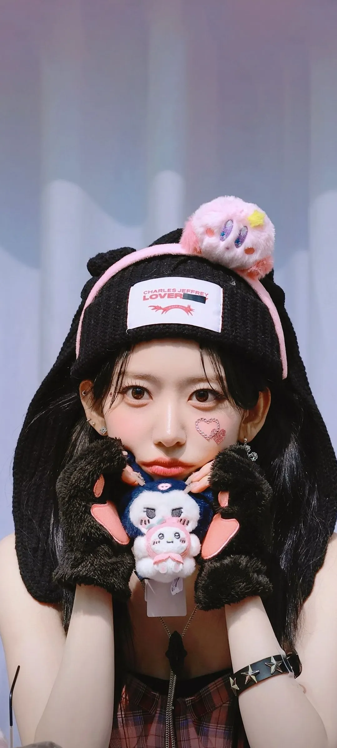 Fond d'écran de verrouillage mobile Sakura Miyawaki 4K HD télécharger — IZ*ONE, LE SSERAFIM