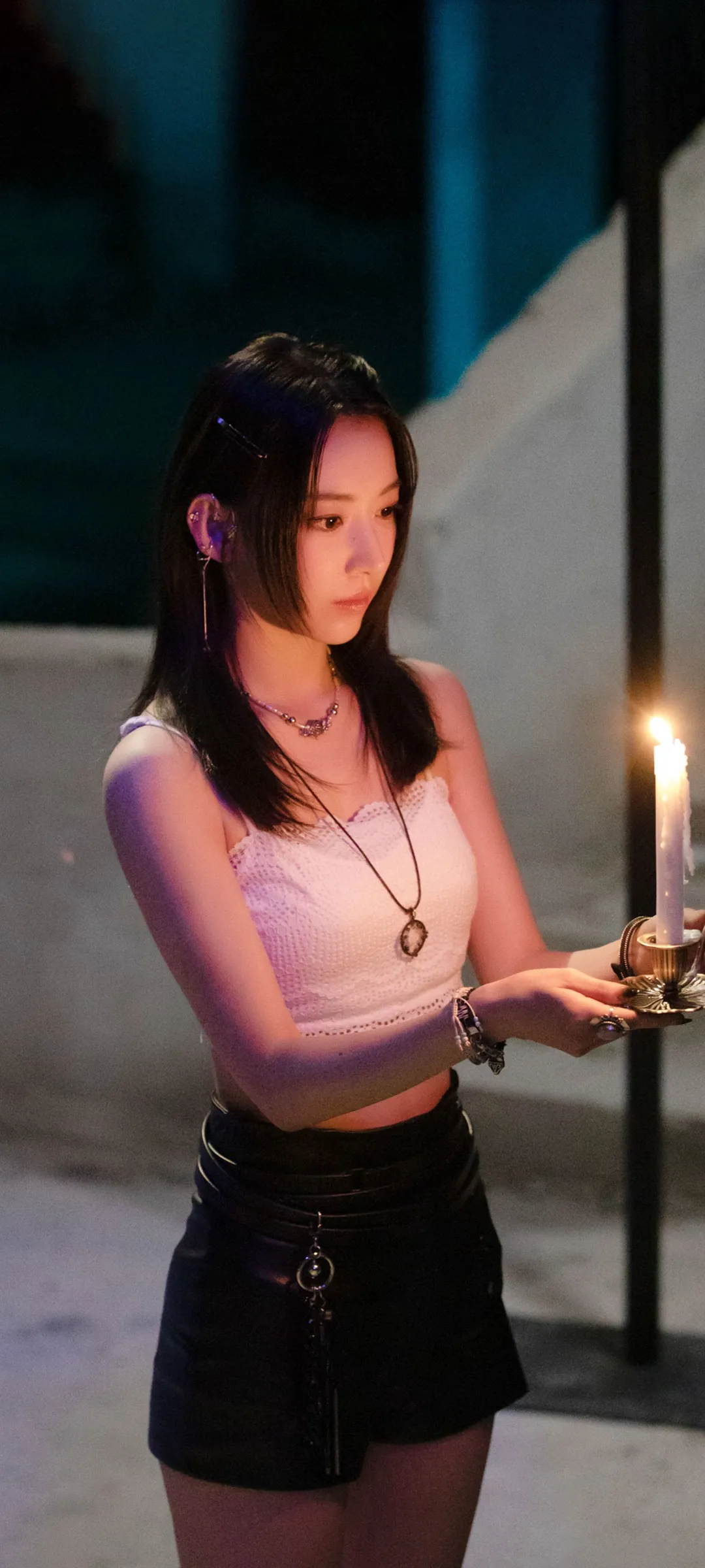 Fond d'écran de verrouillage mobile Sakura Miyawaki 4K HD télécharger — IZ*ONE, LE SSERAFIM