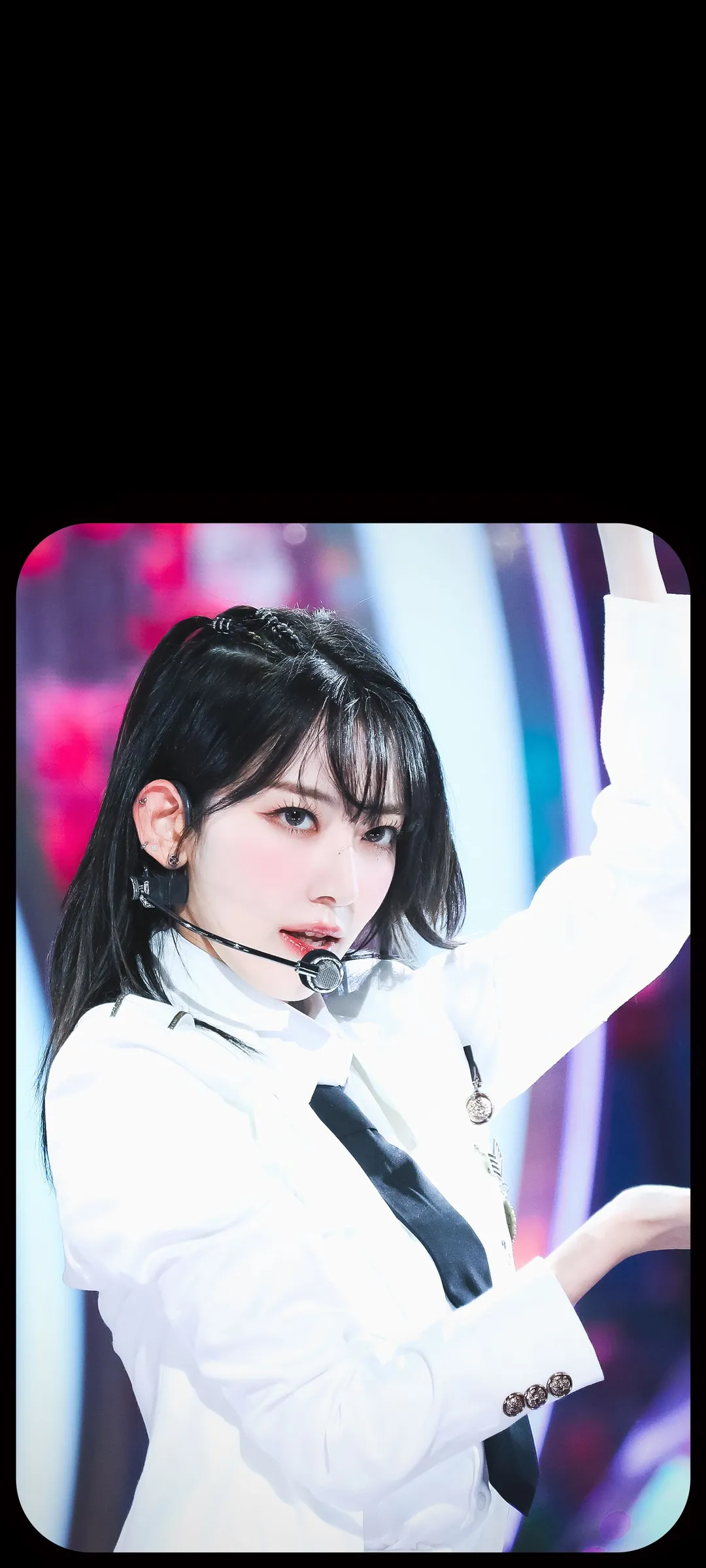 Fond d'écran de verrouillage mobile Sakura Miyawaki 4K HD télécharger — IZ*ONE, LE SSERAFIM